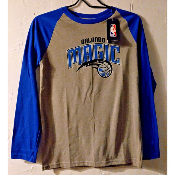 Orlando Magic Basketball Youth L 12-14 LS Cotton Shirt NBA Magic New With Tags - Picture 1 of 4